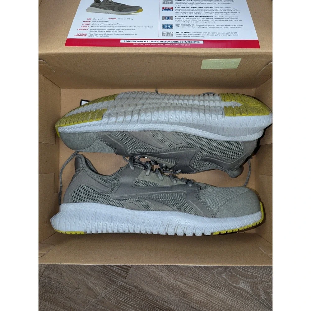 Reebok Flexagon 3.0 Work Mens Composite Toe Safety Shoes‎ RB4063 Size 13